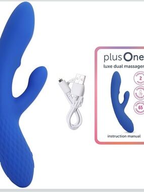 Luxe Dual Massager - Blue new in box